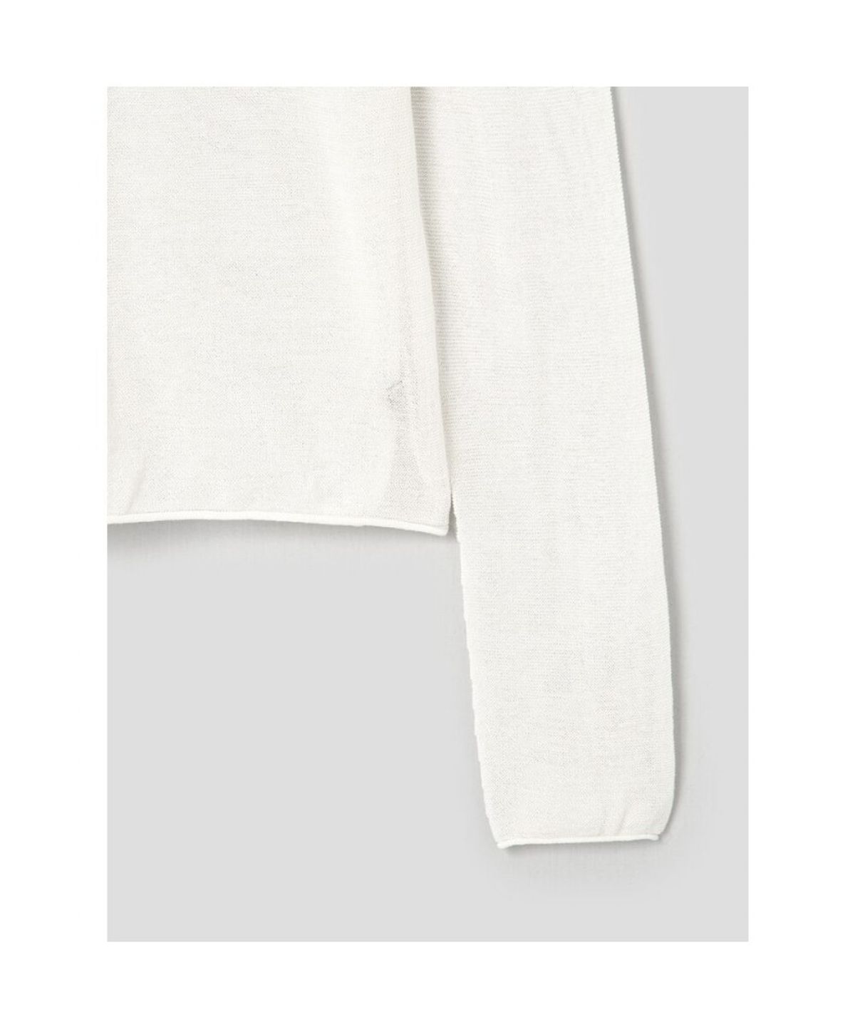 앙개(ANGGAE) Tissue Round Neck Pullover  Ivory