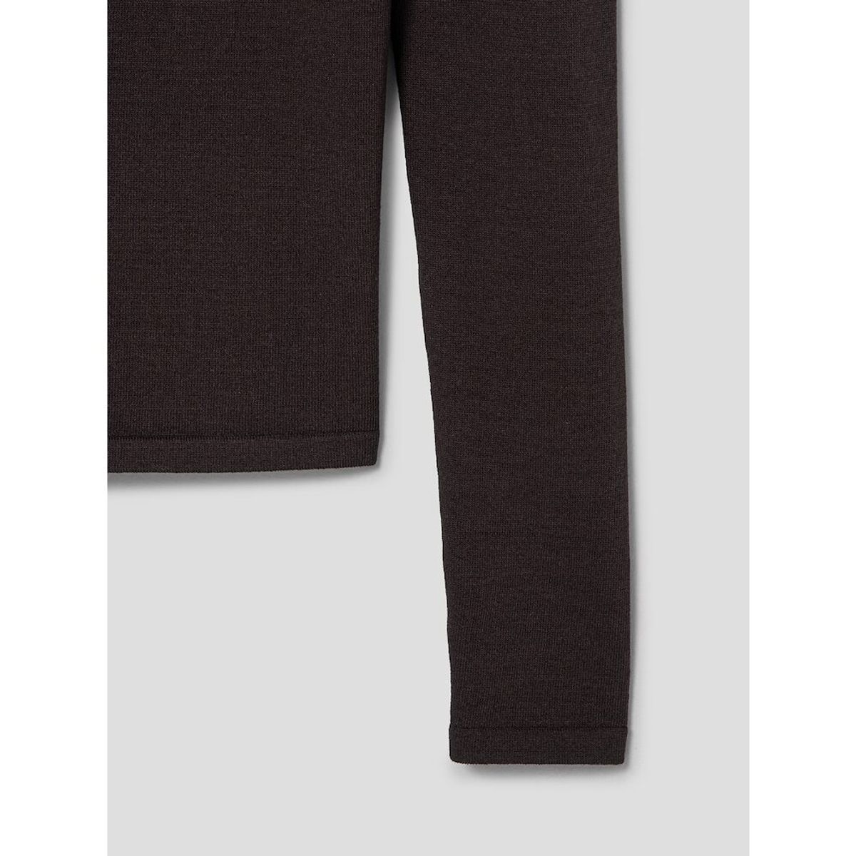 앙개(ANGGAE) Back Ribbon 2Way Pullover  Brown
