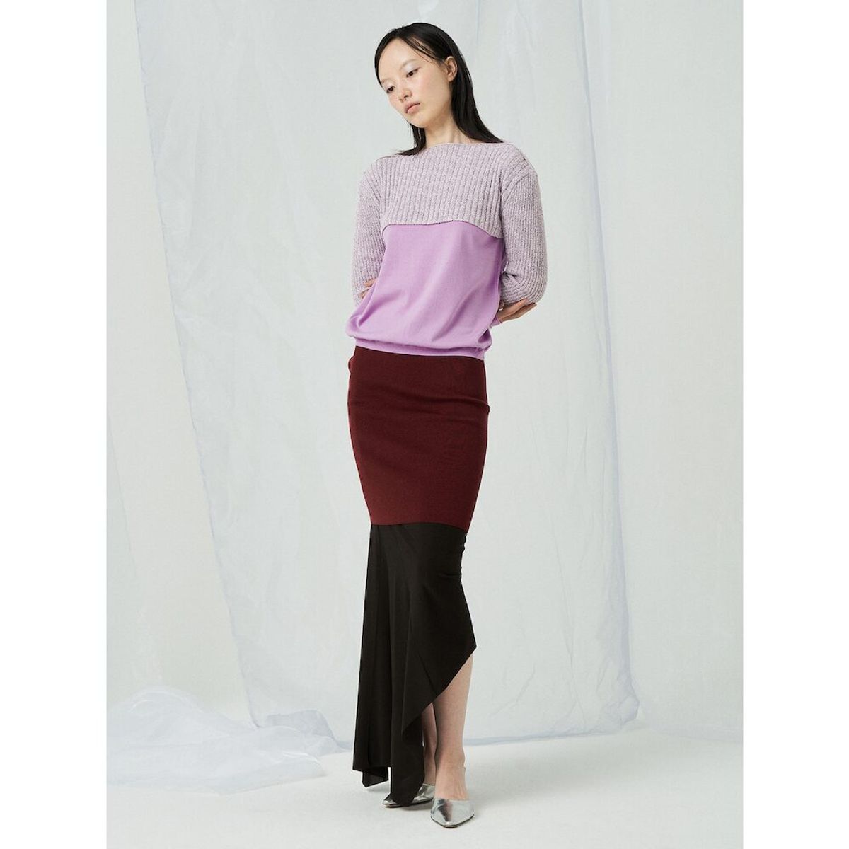 앙개(ANGGAE) Fruit Knit Bolero  Pink