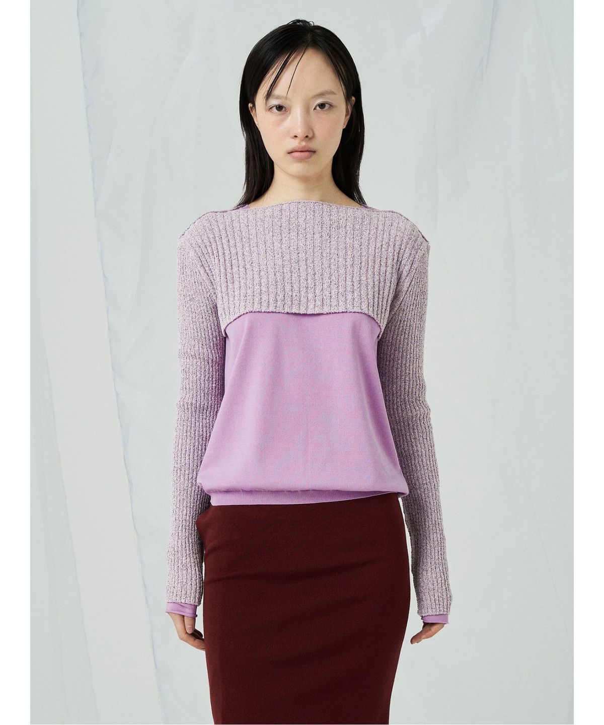 앙개(ANGGAE) Fruit Knit Bolero  Pink