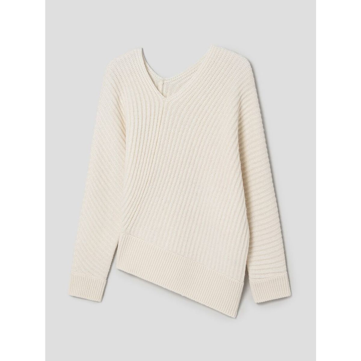 앙개(ANGGAE) Paddies Asymmetric  Pullover  Ivory
