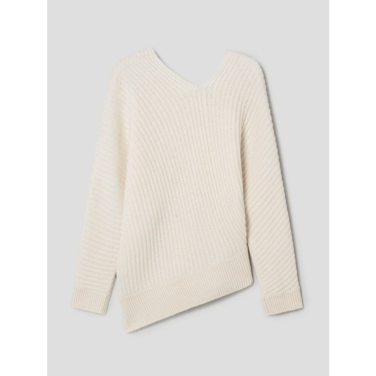 앙개(ANGGAE) Paddies Asymmetric  Pullover  Ivory