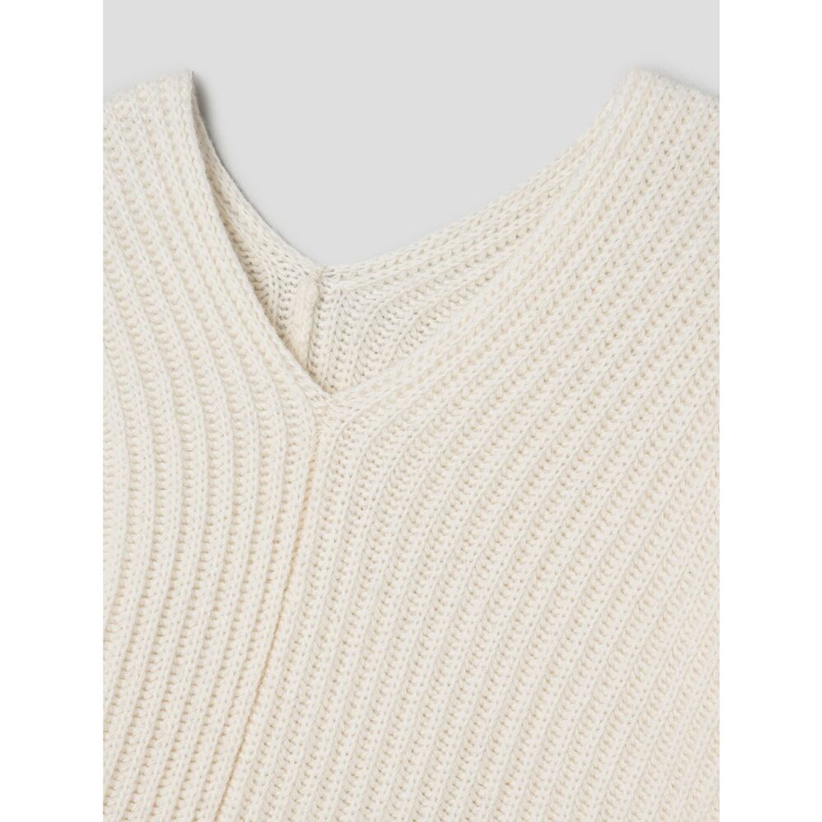 앙개(ANGGAE) Paddies Asymmetric  Pullover  Ivory