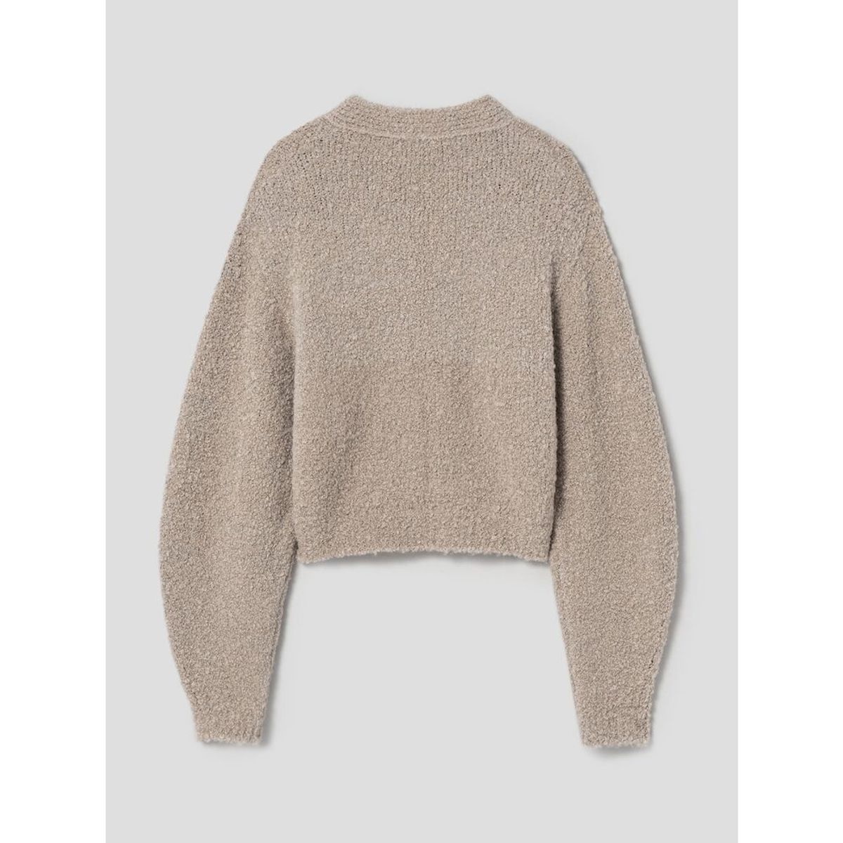 앙개(ANGGAE) Twisted Moss Pullover  Beige
