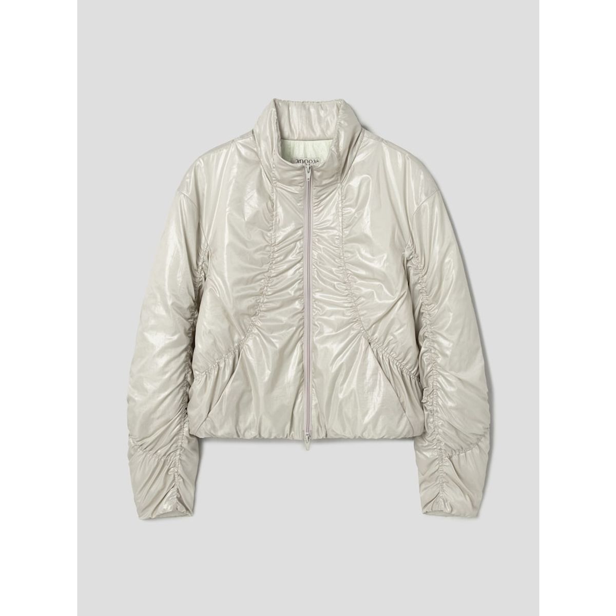 앙개(ANGGAE) Curved Line Jacket  Ivory