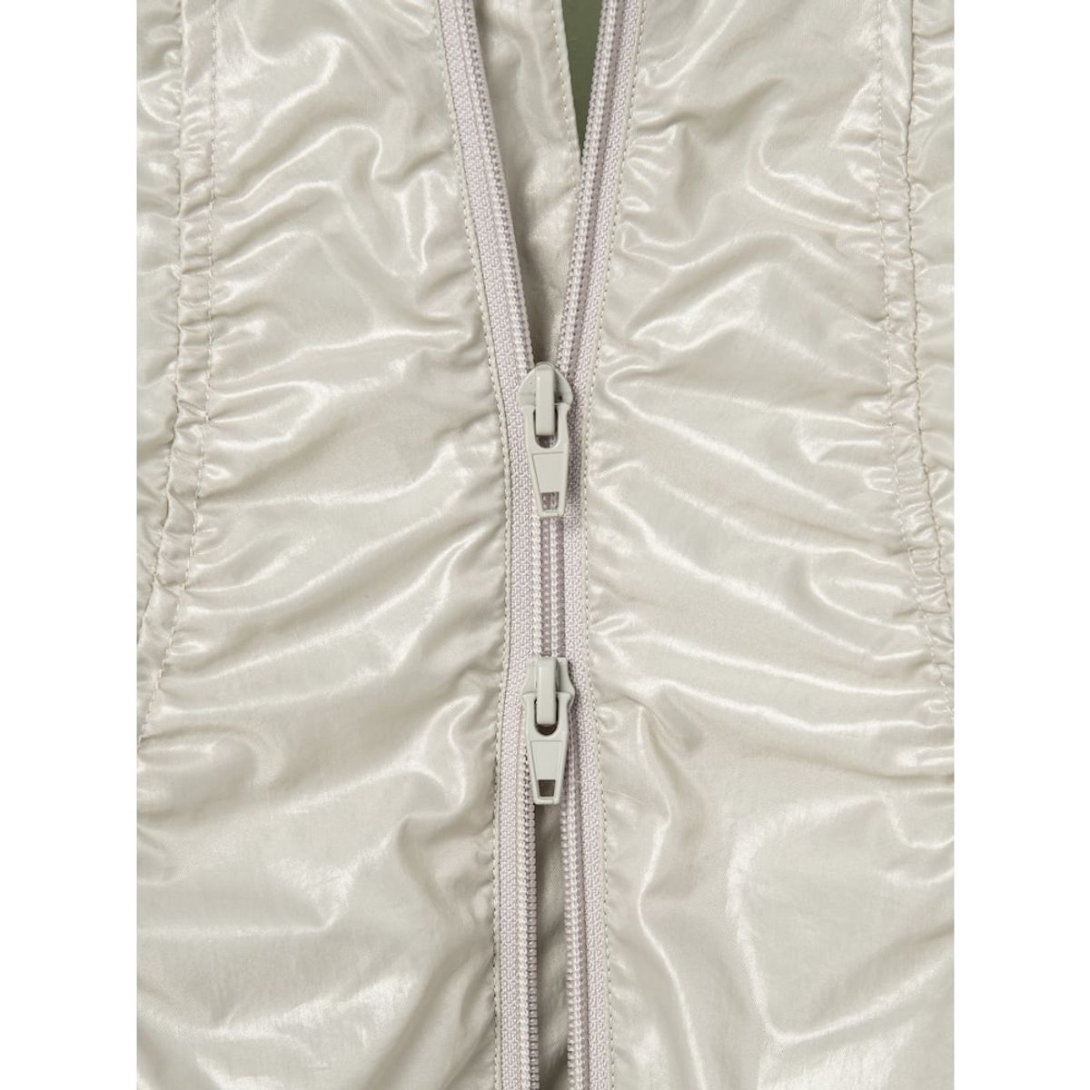앙개(ANGGAE) Curved Line Jacket  Ivory