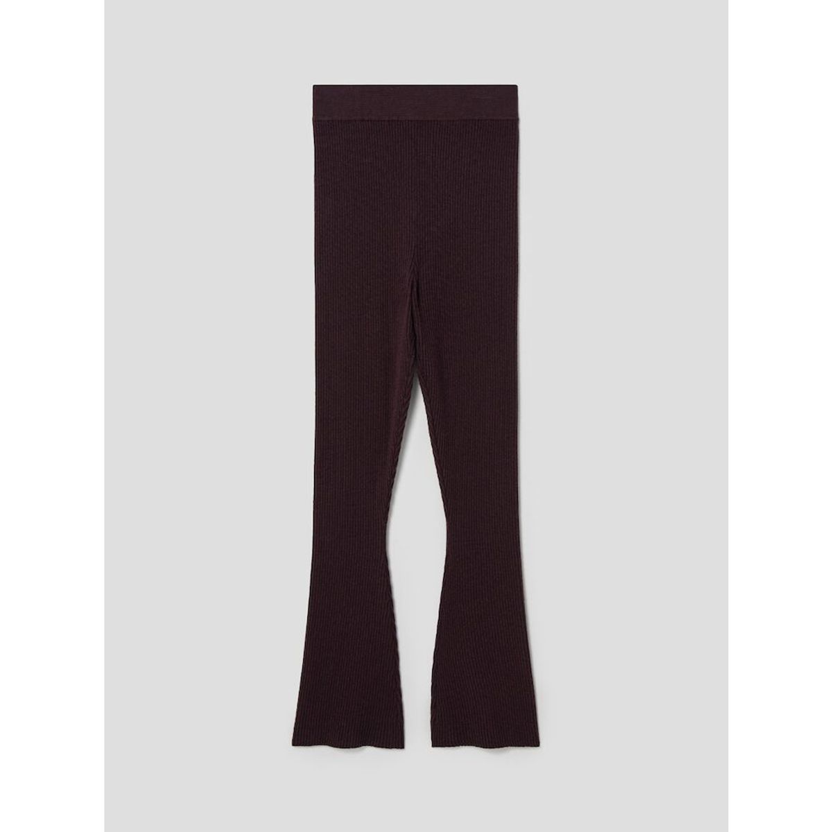 앙개(ANGGAE) Flare Knit Flare  Pants  Brown