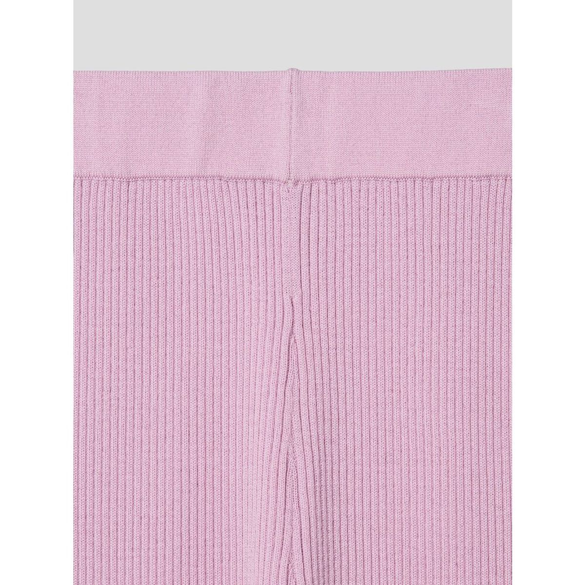 앙개(ANGGAE) Flare Knit Flare Pants  Pink