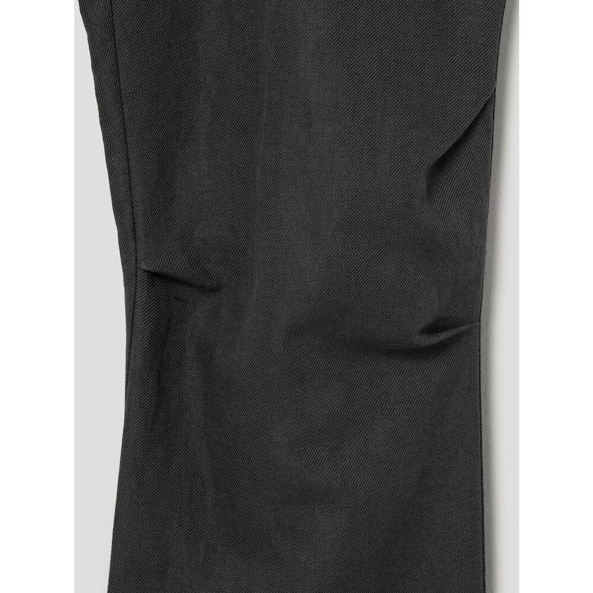 앙개(ANGGAE) Laundry Cotton Tuck Detail Pants   Dark Grey