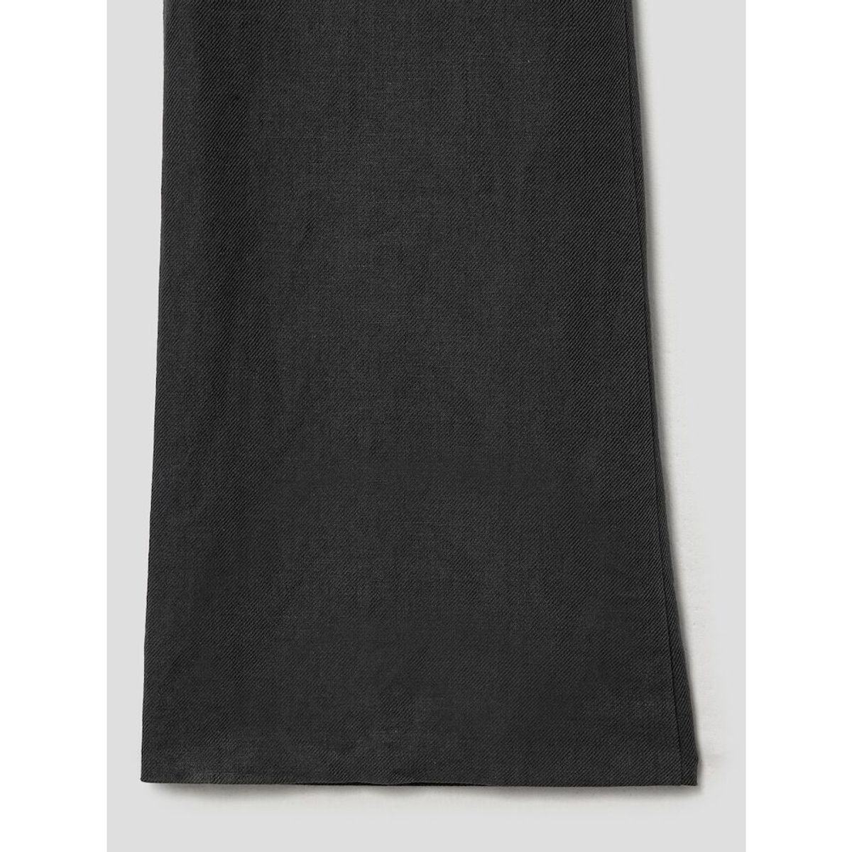 앙개(ANGGAE) Laundry Cotton Tuck Detail Pants   Dark Grey