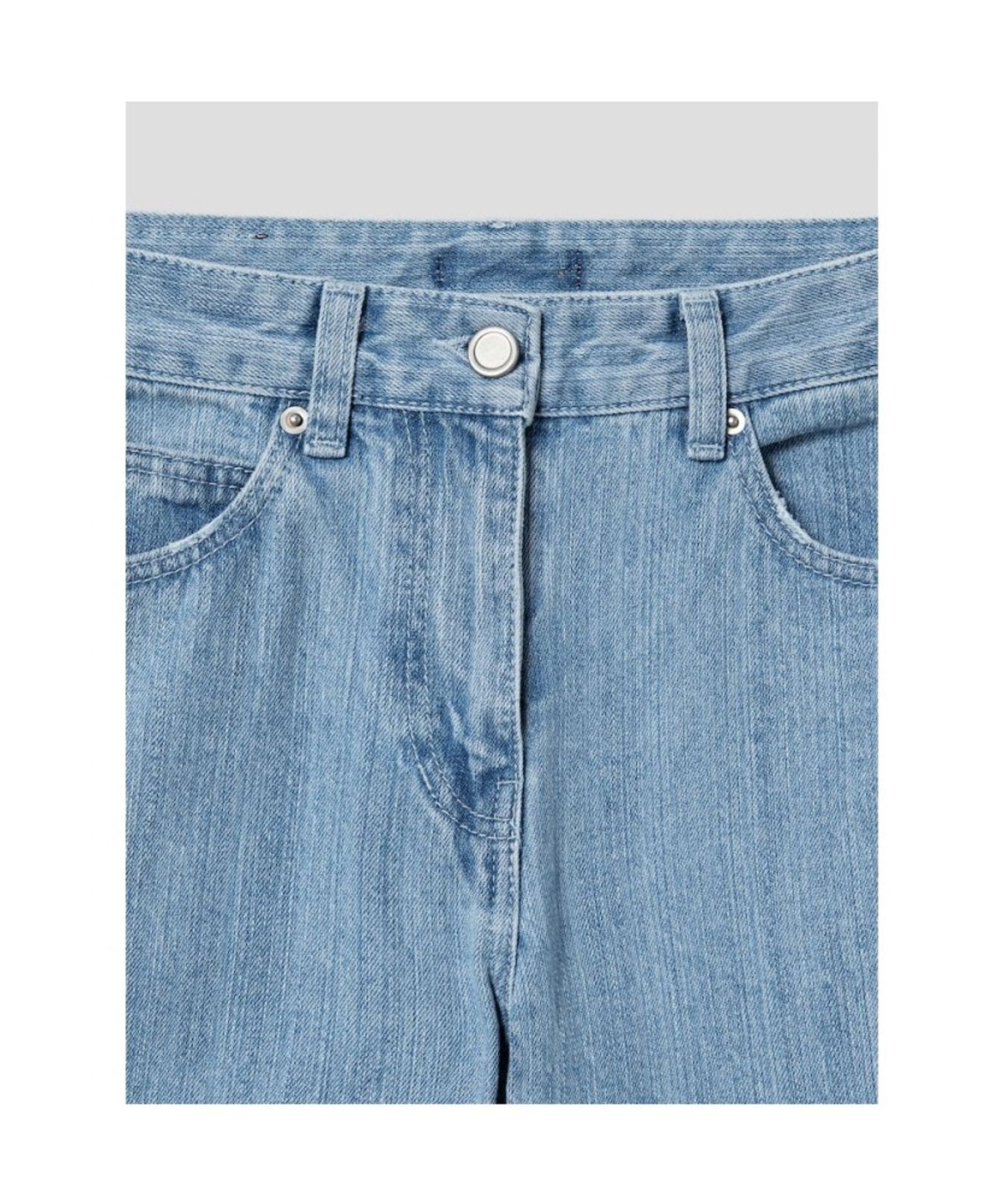 앙개(ANGGAE) Slup Denim  Pants  Sky Blue