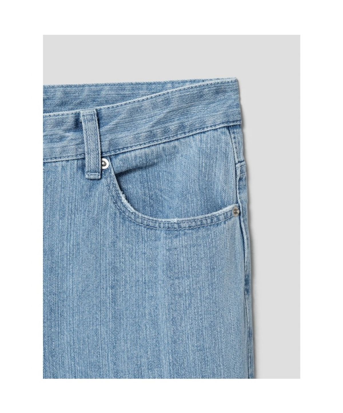 앙개(ANGGAE) Slup Denim  Pants  Sky Blue