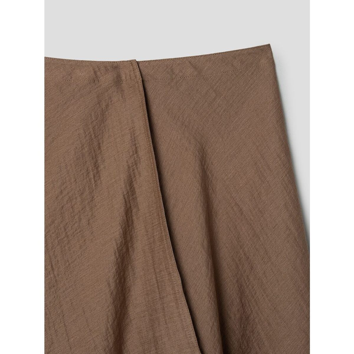 앙개(ANGGAE) Midi Wrap Skirt  Mustard