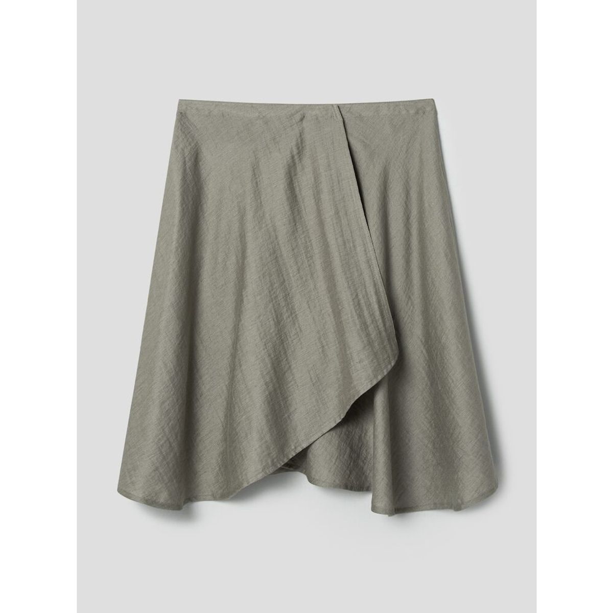 앙개(ANGGAE) Midi Wrap Skirt  Khaki
