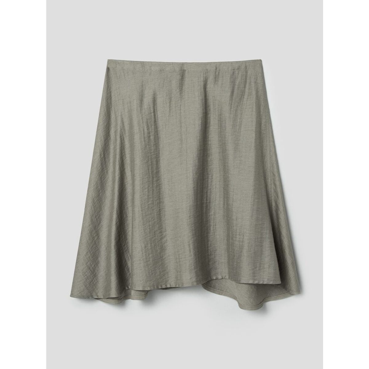 앙개(ANGGAE) Midi Wrap Skirt  Khaki