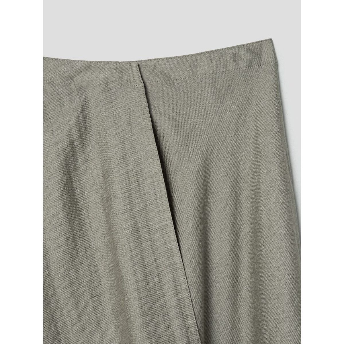 앙개(ANGGAE) Midi Wrap Skirt  Khaki