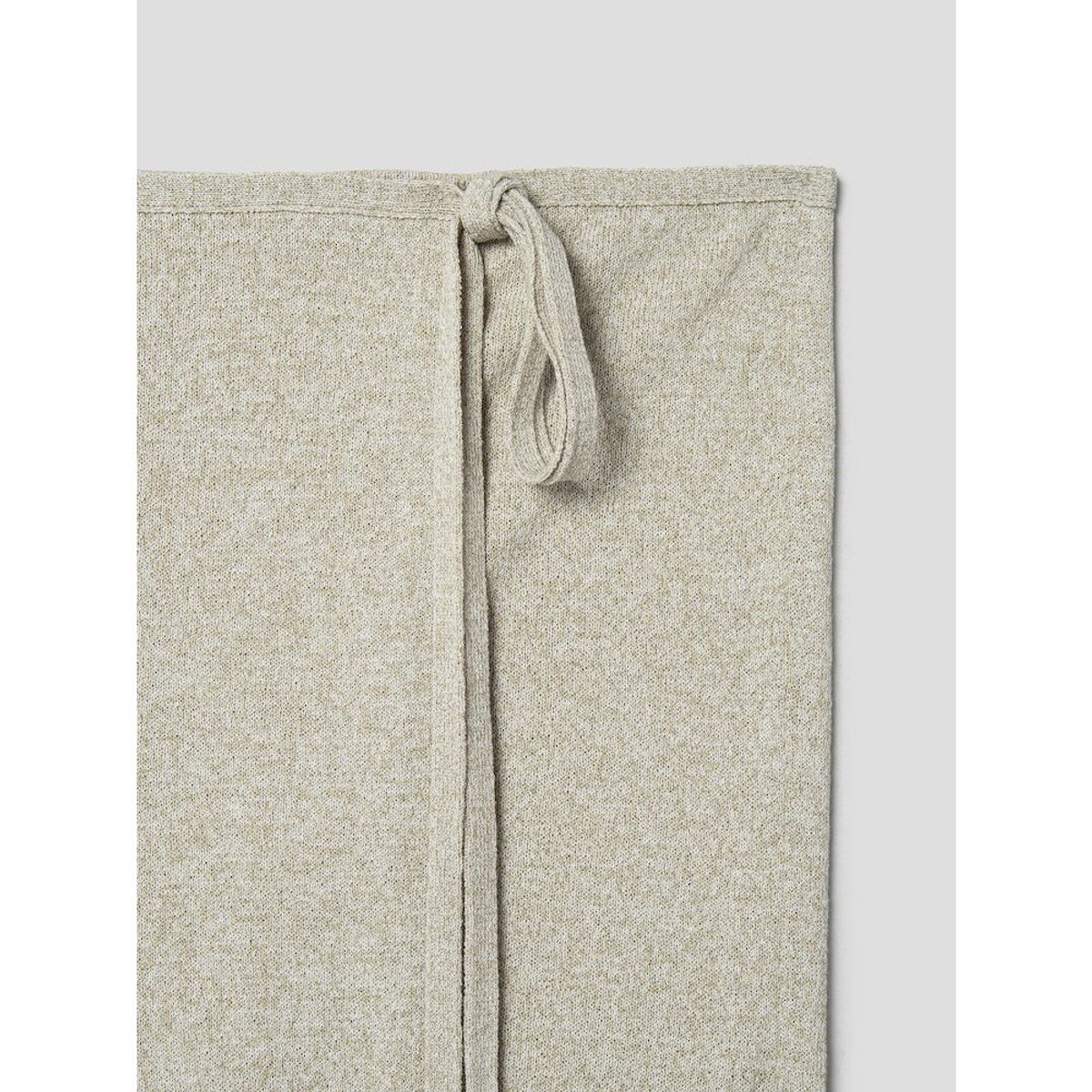 앙개(ANGGAE) Knit Wrap Long Skirt  Khaki