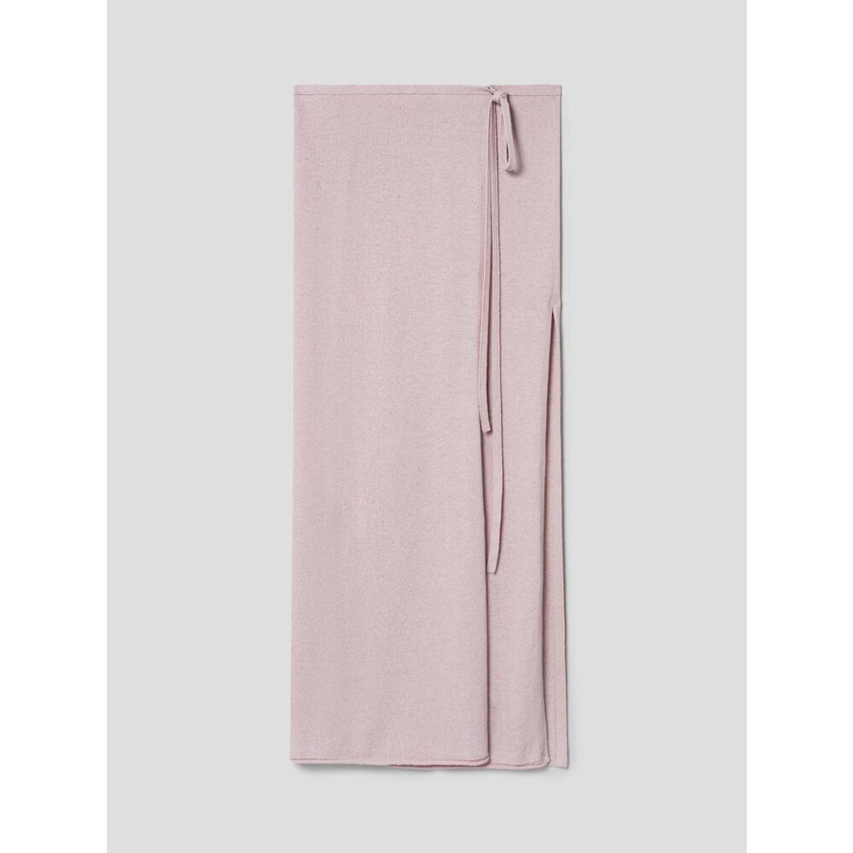 앙개(ANGGAE) Knit Wrap Long Skirt  Pink