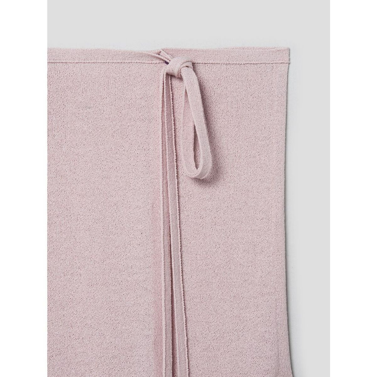 앙개(ANGGAE) Knit Wrap Long Skirt  Pink