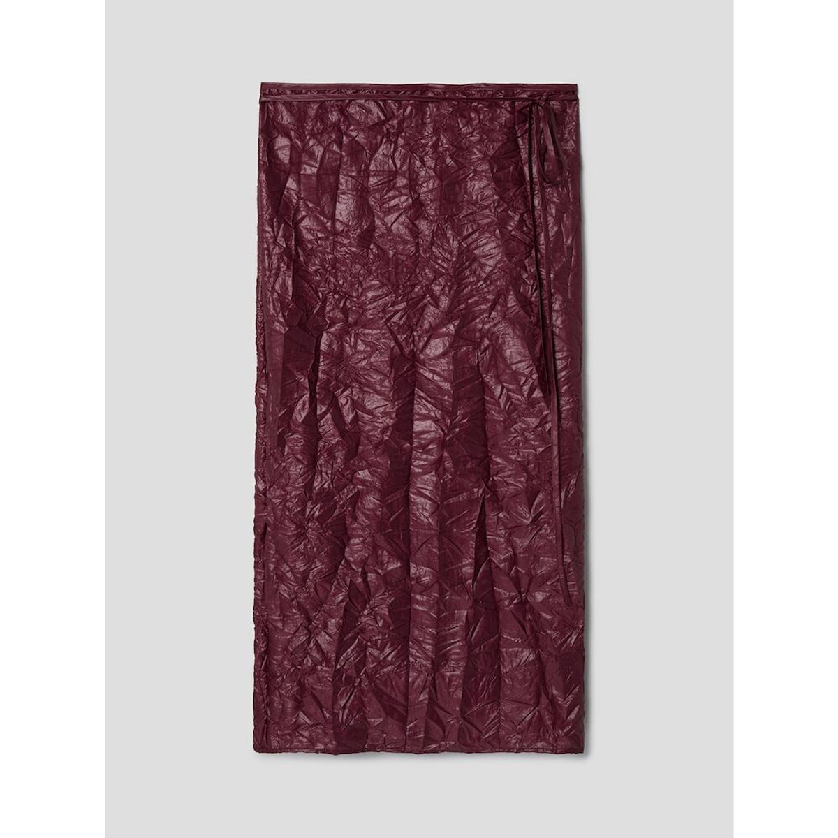 앙개(ANGGAE) Gelato Wrap Long Skirt  Red
