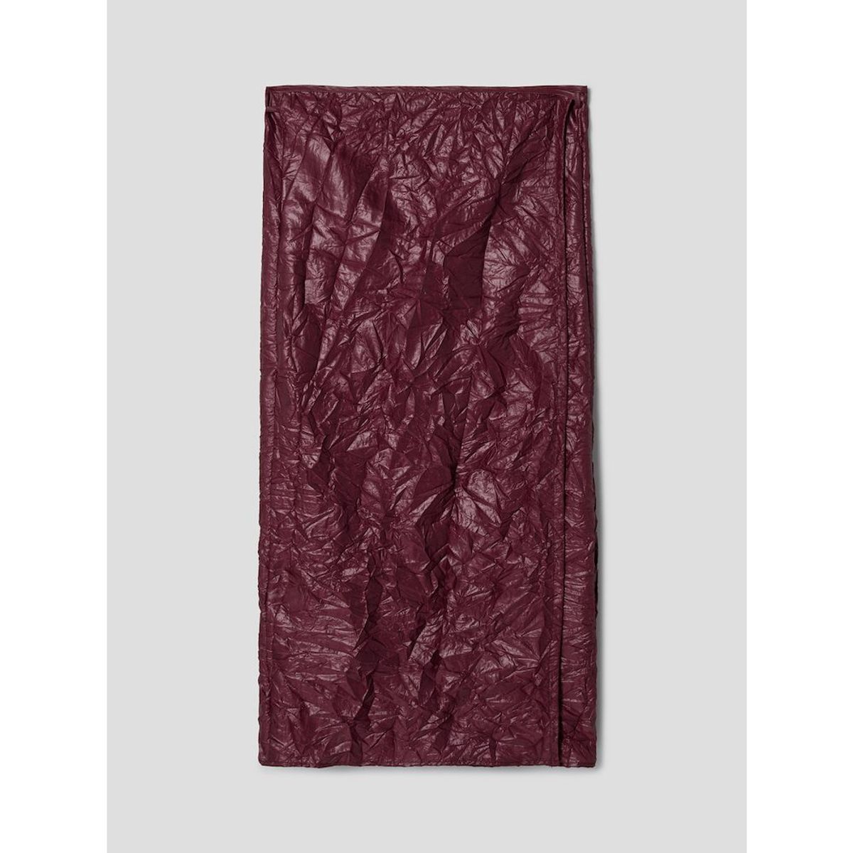 앙개(ANGGAE) Gelato Wrap Long Skirt  Red