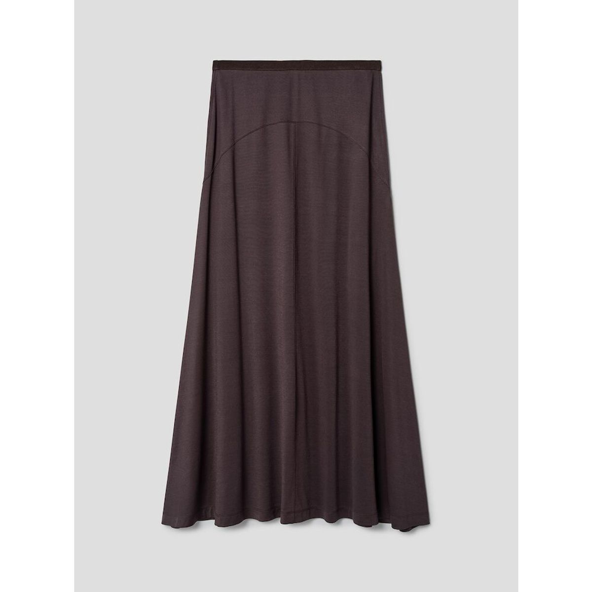 앙개(ANGGAE) Gabrielle ALine Long Skirt  Brown