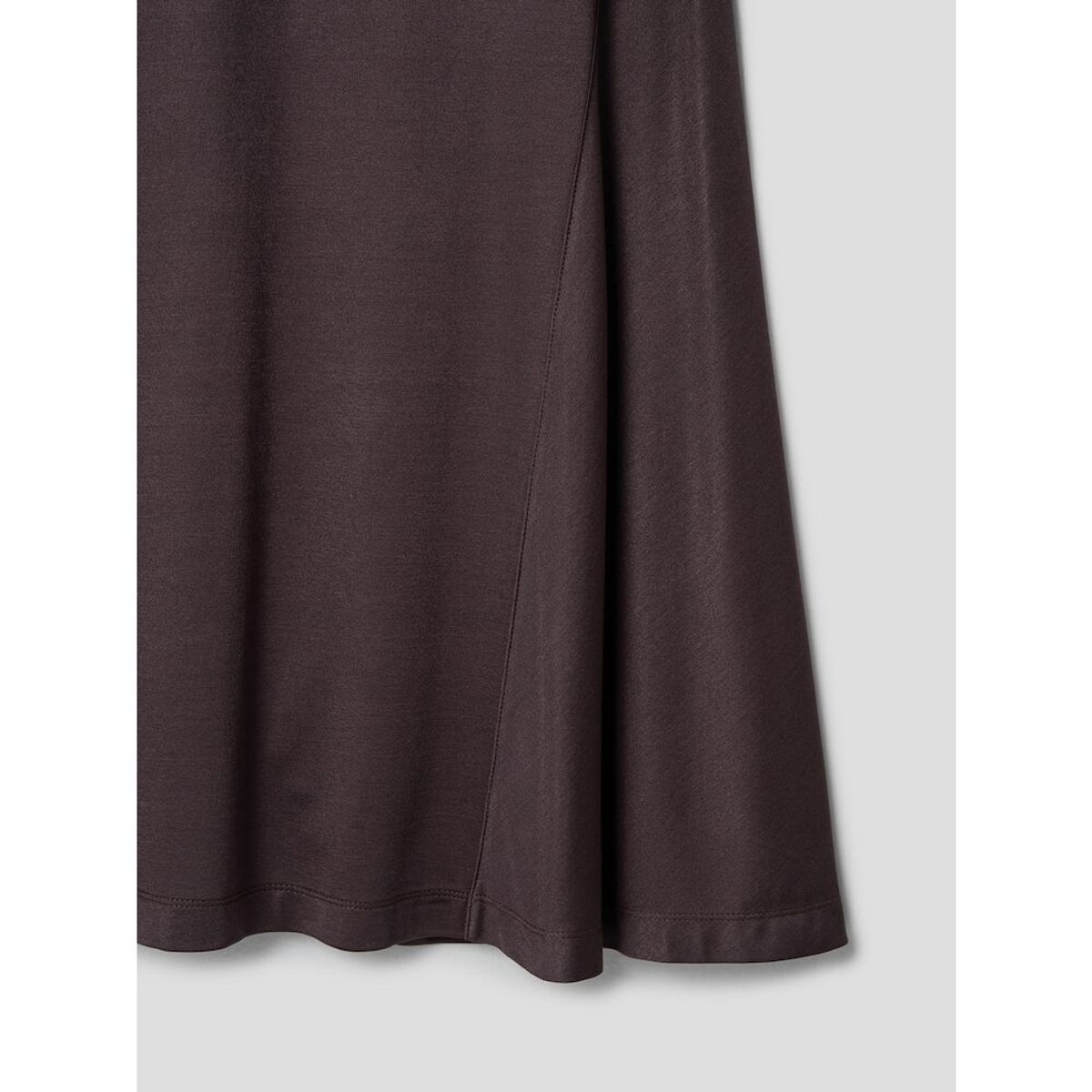 앙개(ANGGAE) Gabrielle ALine Long Skirt  Brown