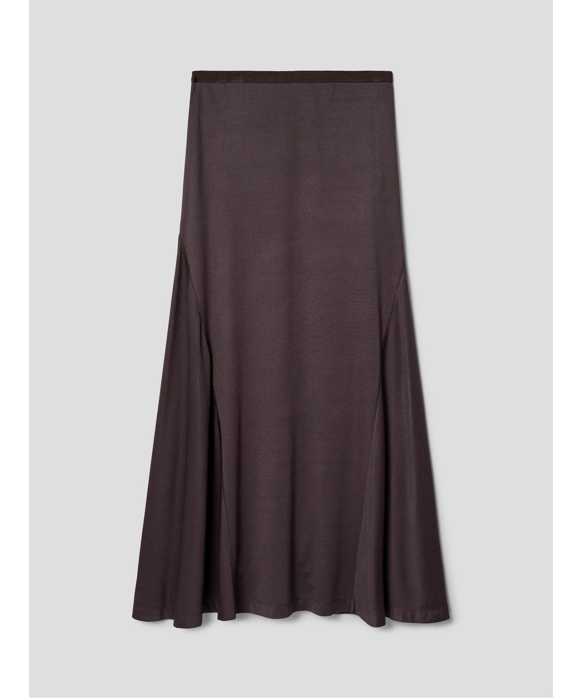 앙개(ANGGAE) Gabrielle ALine Long Skirt  Brown