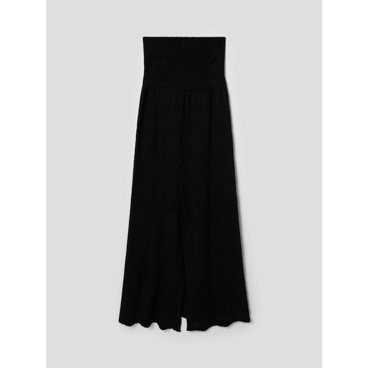 앙개(ANGGAE) Alpaca Blend Long Knit Skirt  Black