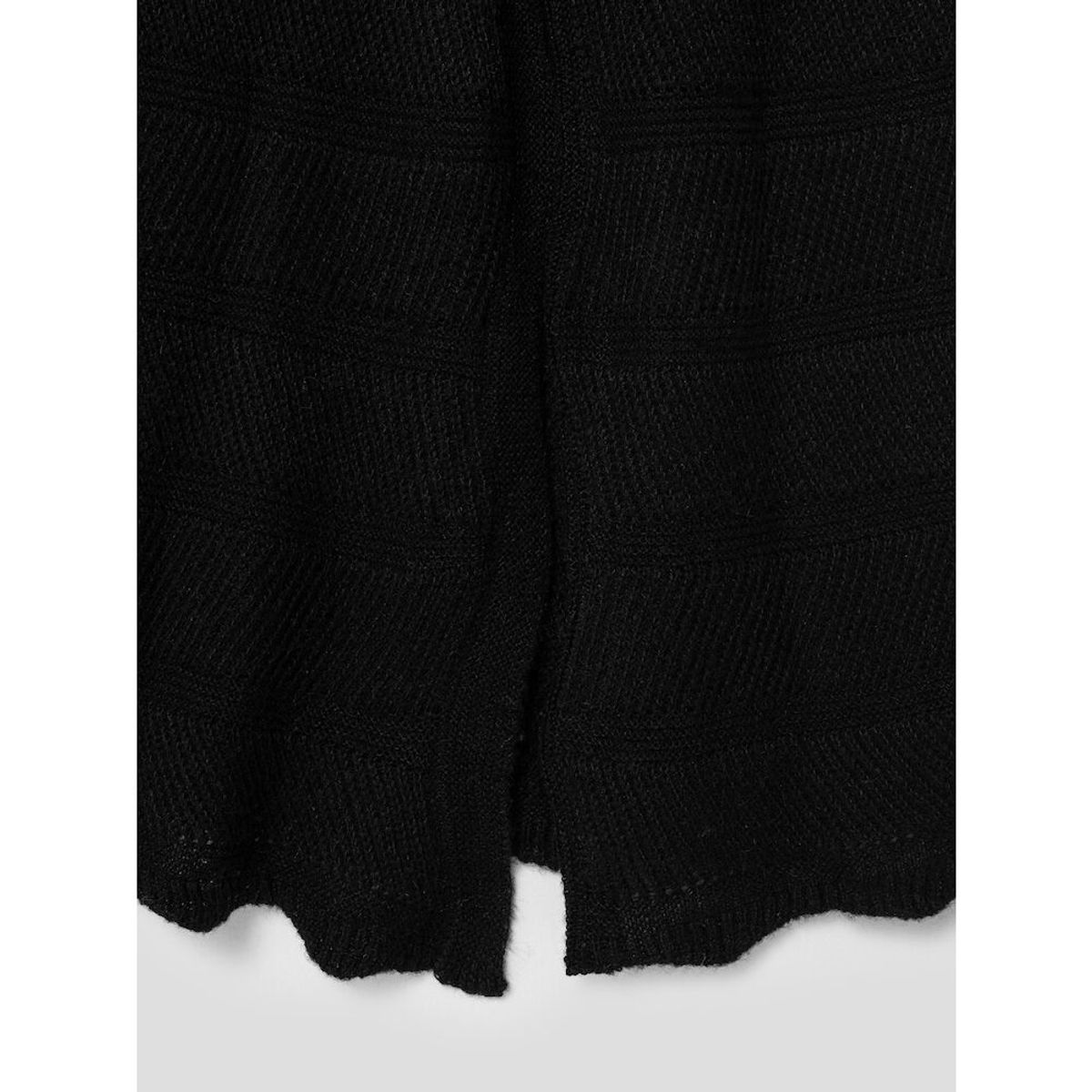 앙개(ANGGAE) Alpaca Blend Long Knit Skirt  Black