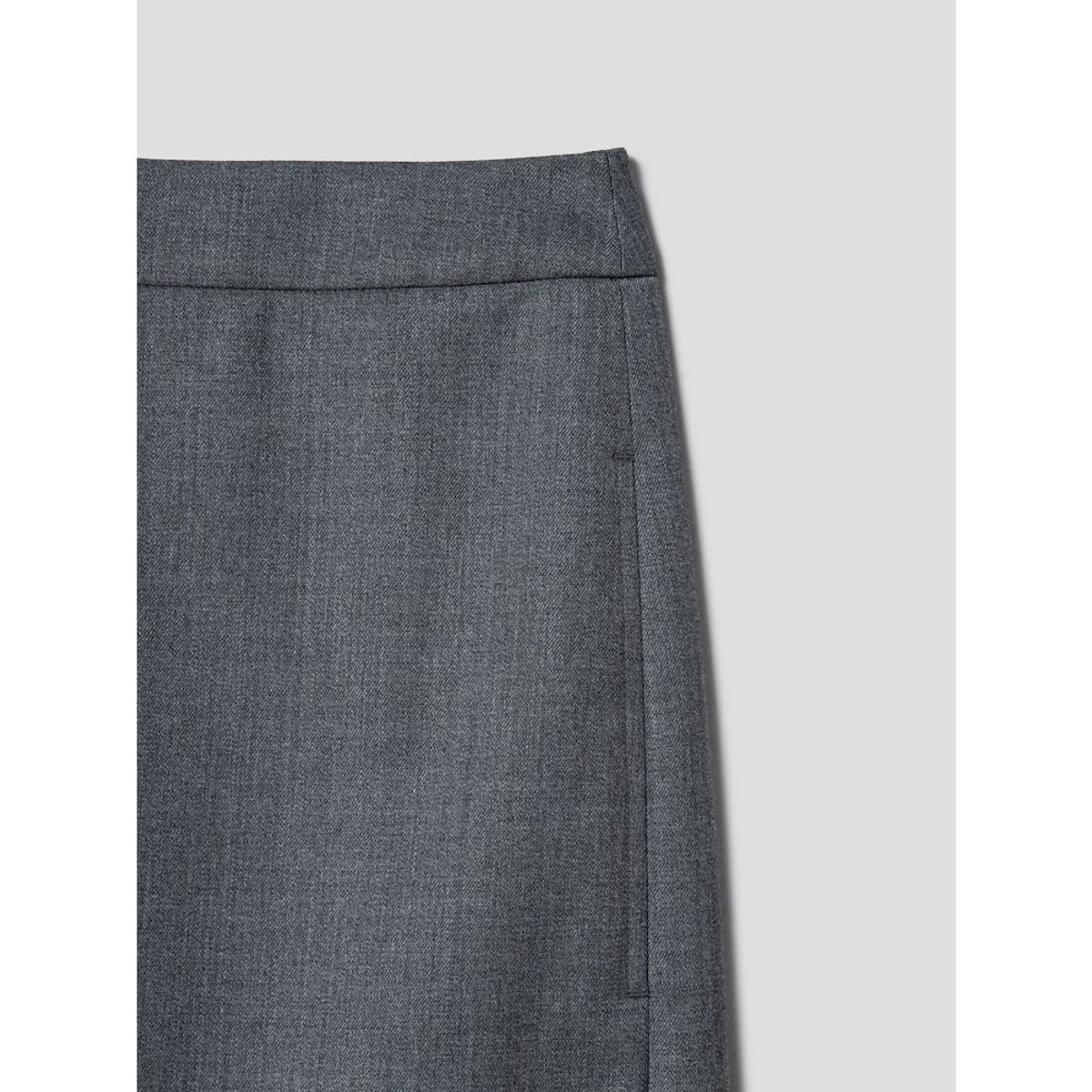 앙개(ANGGAE) HLine Long Skirt  Grey