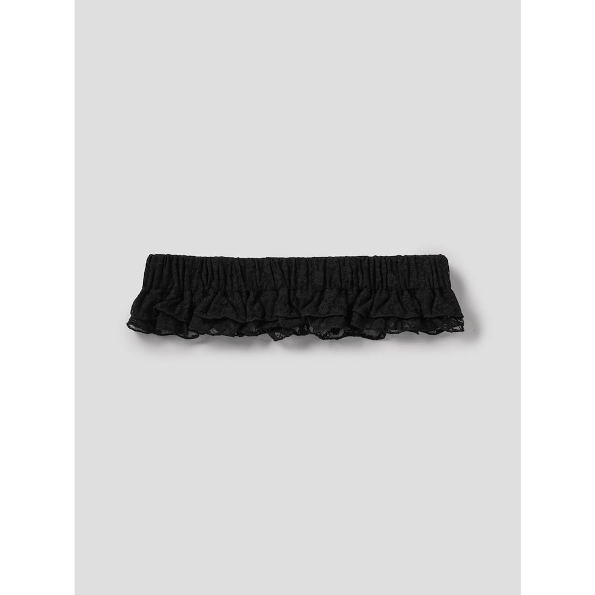 앙개(ANGGAE) Layered Lace Belt  Black