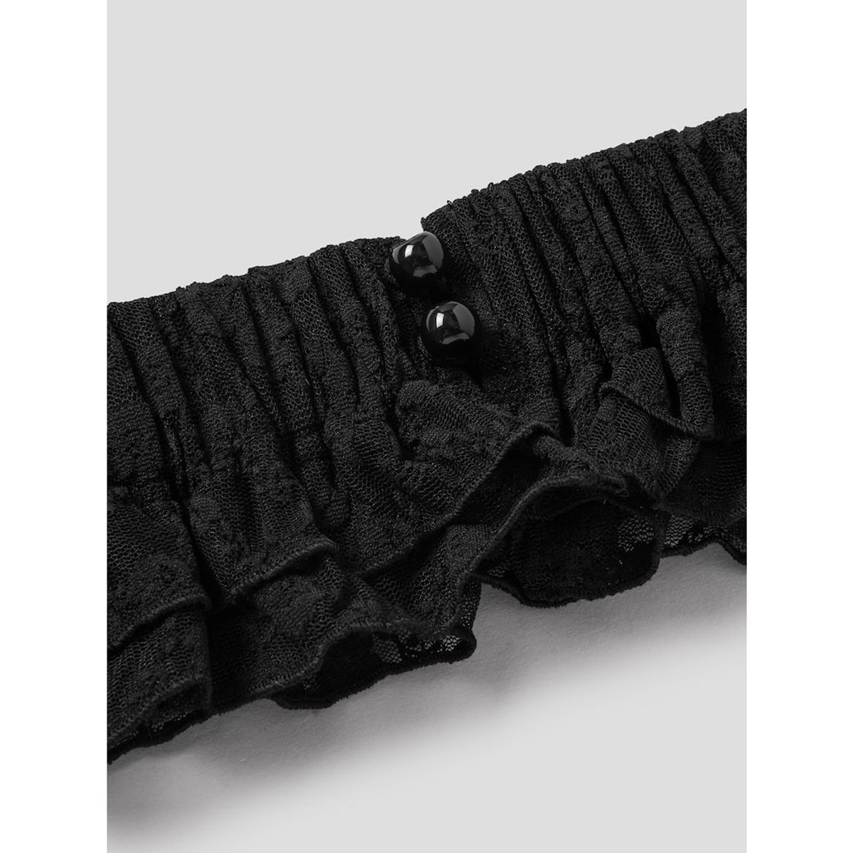 앙개(ANGGAE) Layered Lace Belt  Black