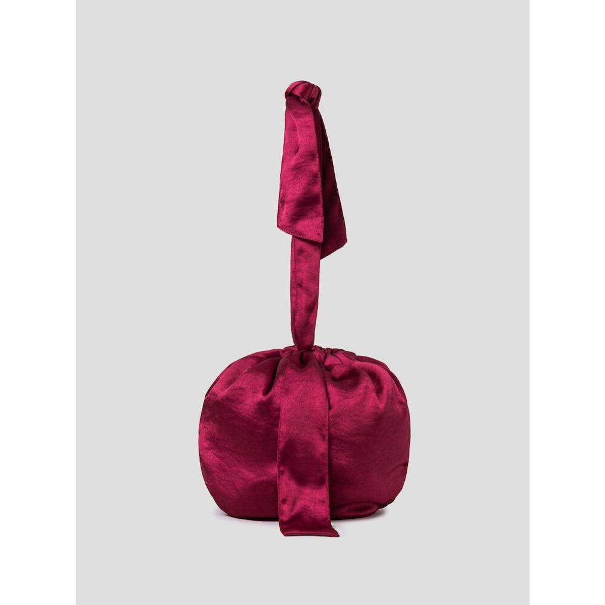 앙개(ANGGAE) Satin Mini Ball Bag  Pink