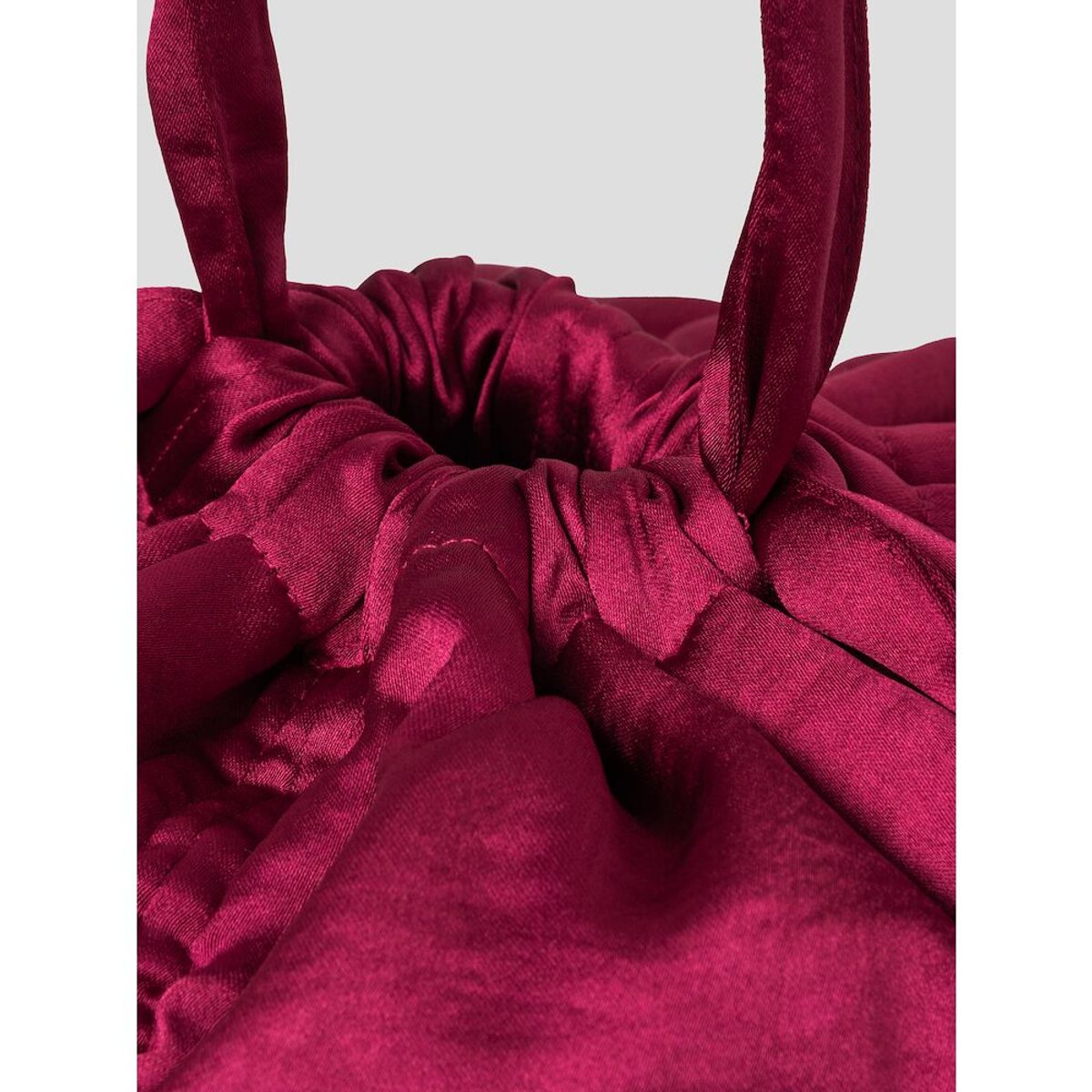 앙개(ANGGAE) Satin Mini Ball Bag  Pink