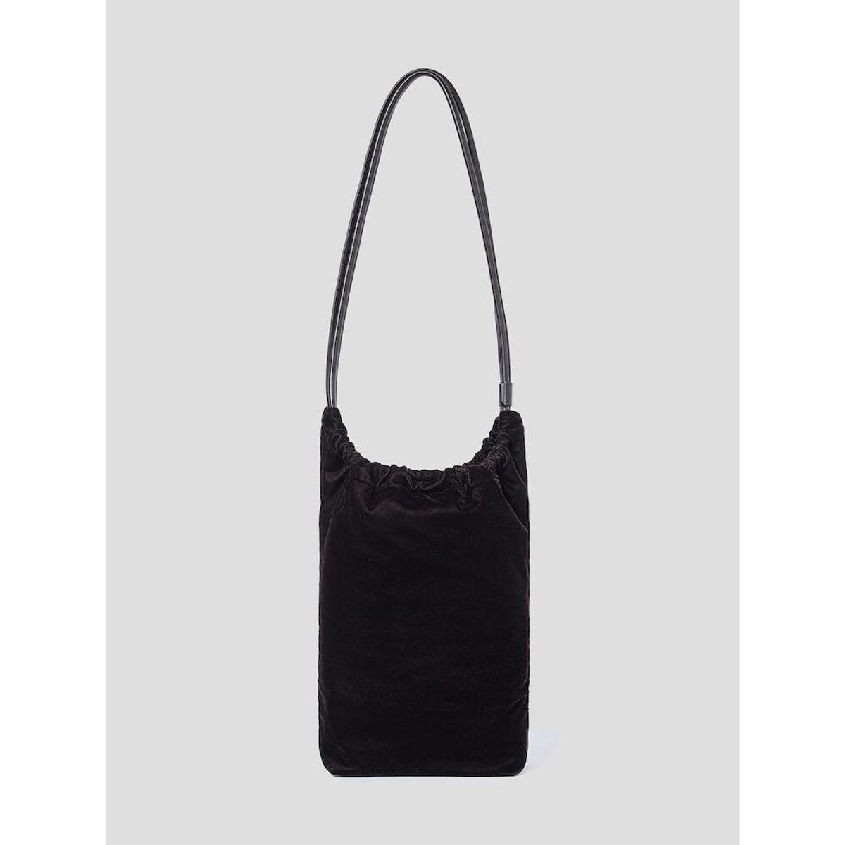 앙개(ANGGAE) Velvet Shoulder Bag  Brown