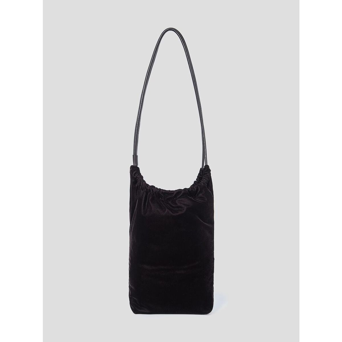 앙개(ANGGAE) Velvet Shoulder Bag  Brown