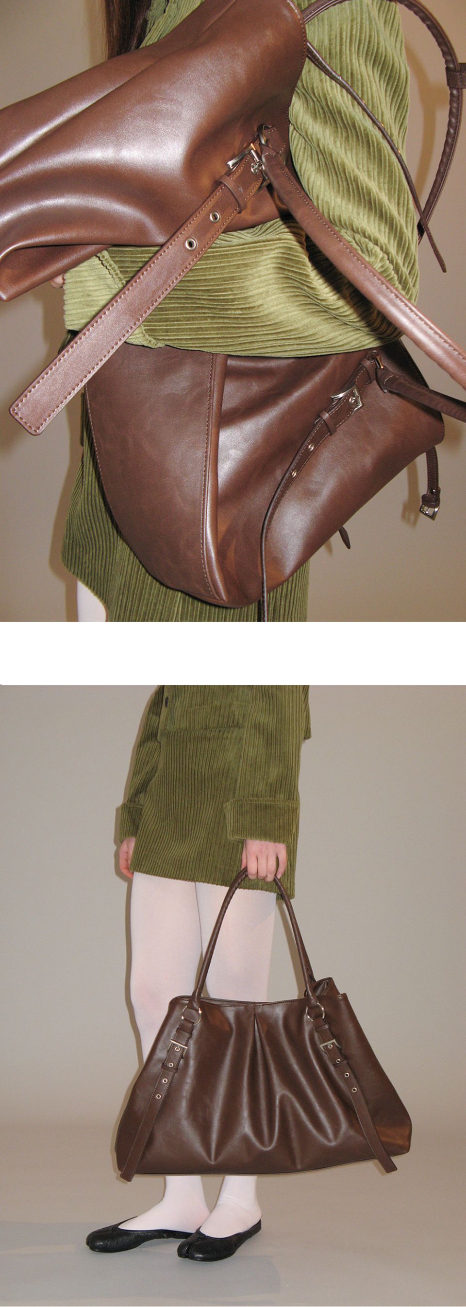 MUSINSA | YEOMIM trapez bag (choco brown)