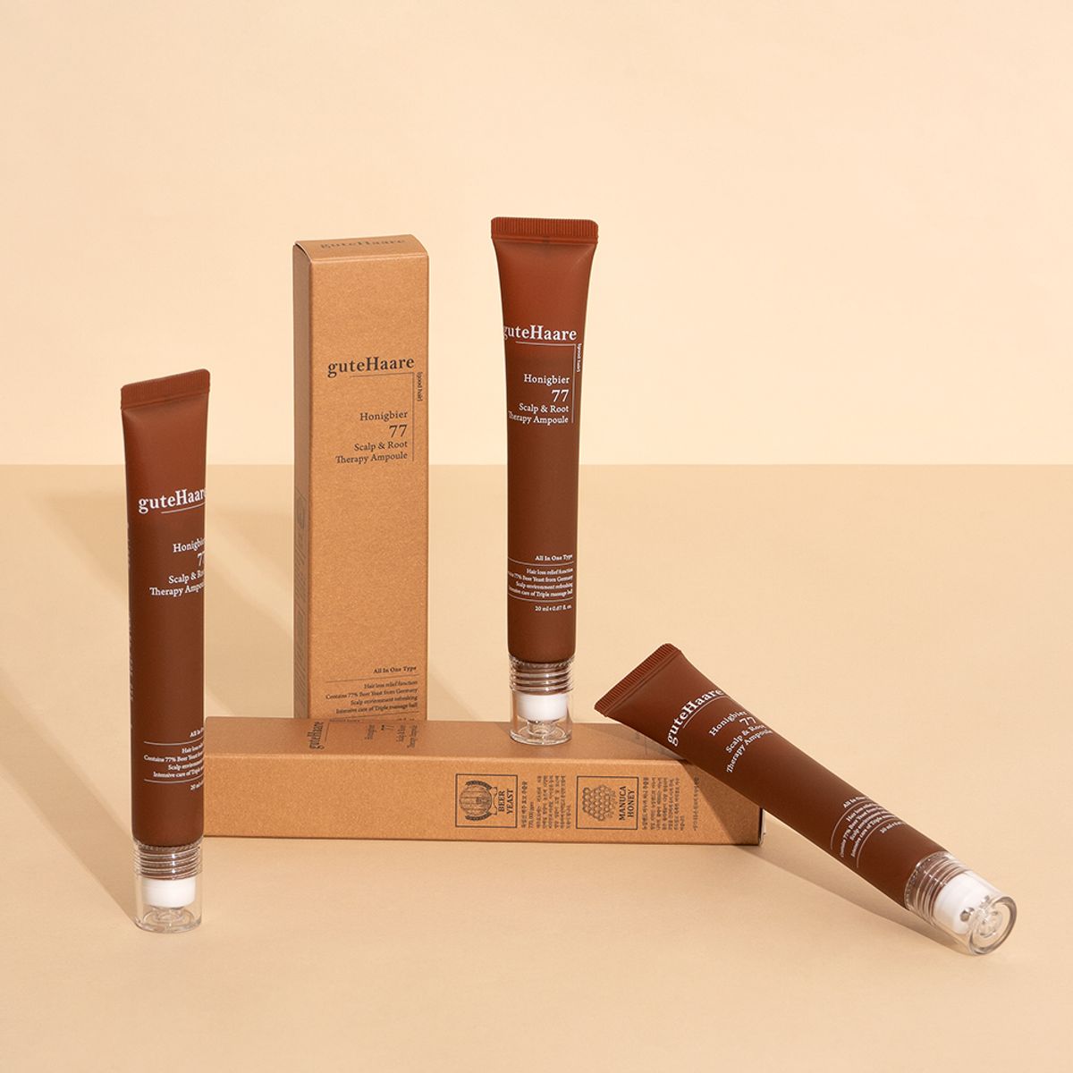 데이셀코스메틱(DAYCELLCOSMETICS) 허니비어 77 스칼프 앤 루트 테라피 앰플 20ml