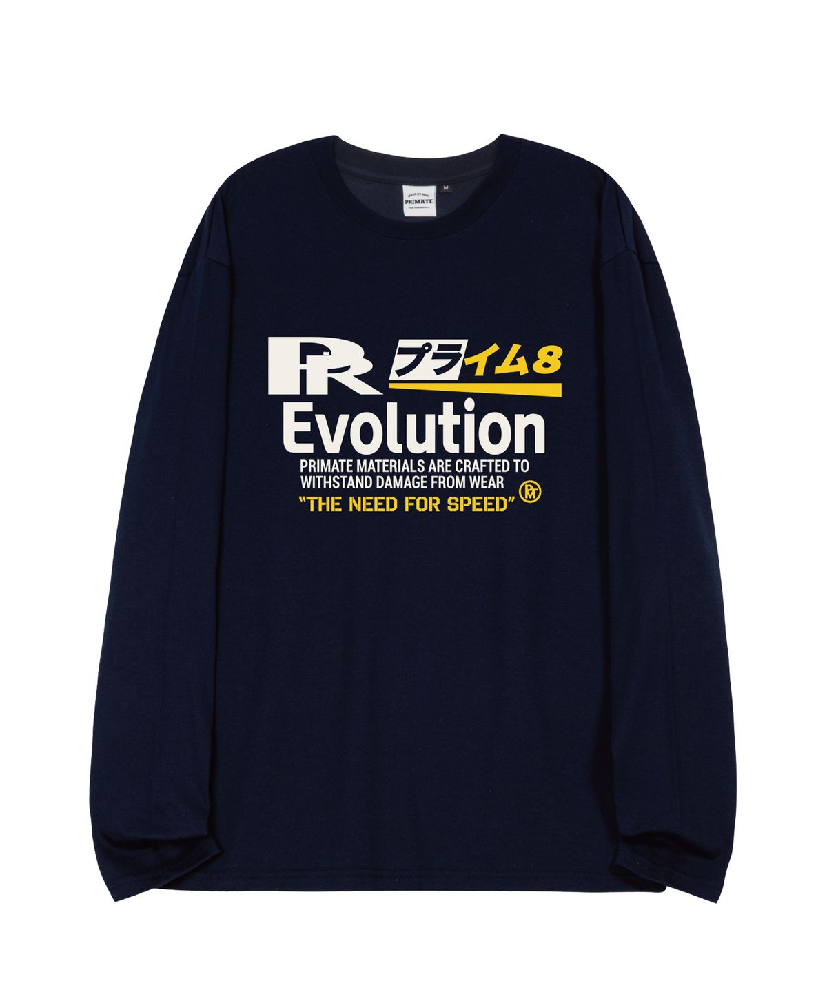 프라임에이트(PRIMATE) EVOLUTION 오버핏 롱 슬리브 4 COLORS
