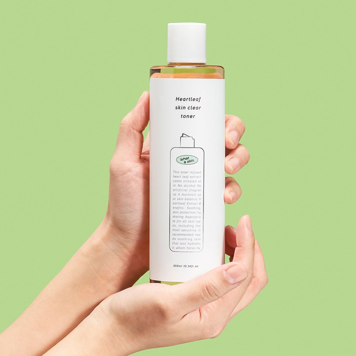 와더스킨(WHATASKIN) 하트리프 스킨 클리어 진정 토너 300ml