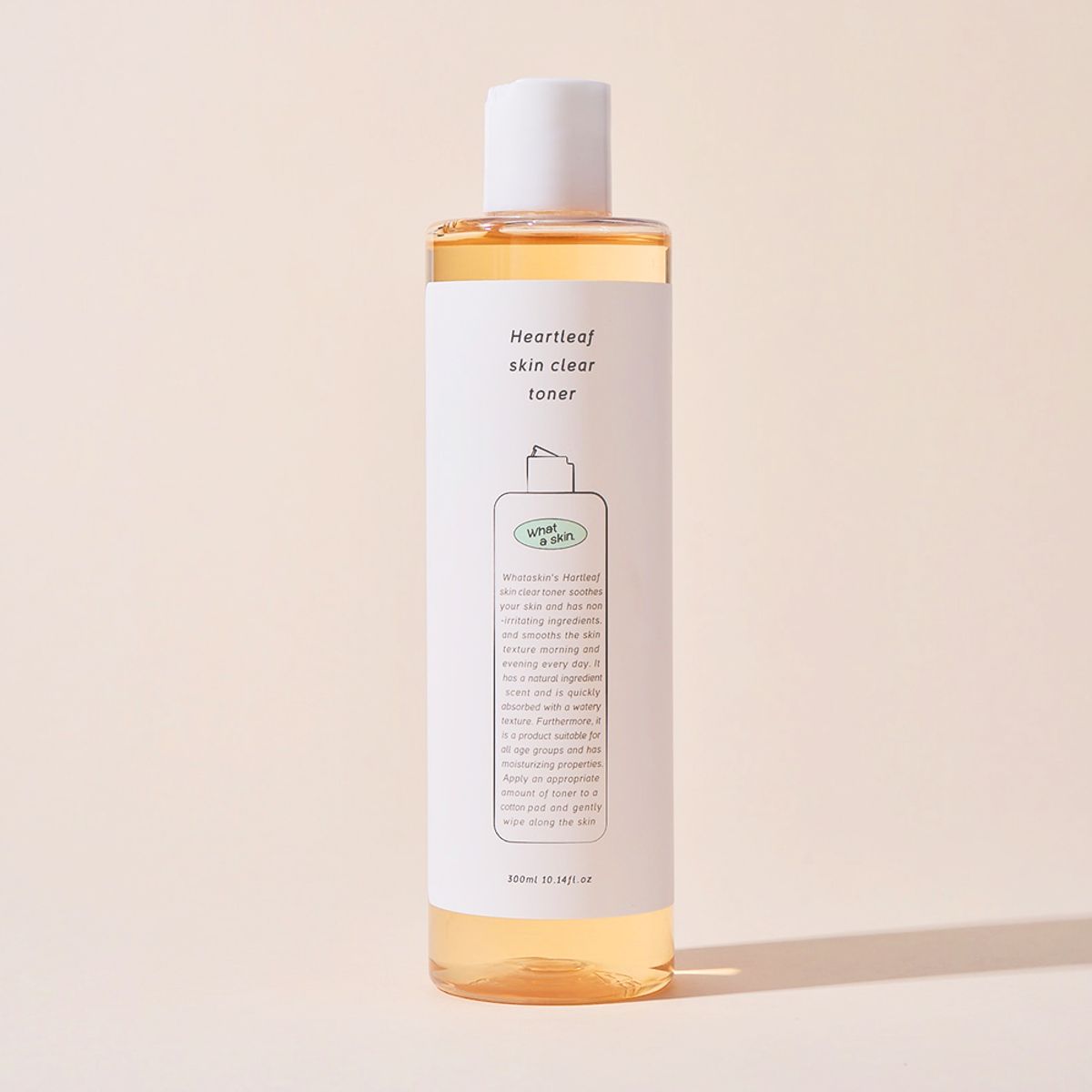 와더스킨(WHATASKIN) 하트리프 스킨 클리어 진정 토너 300ml