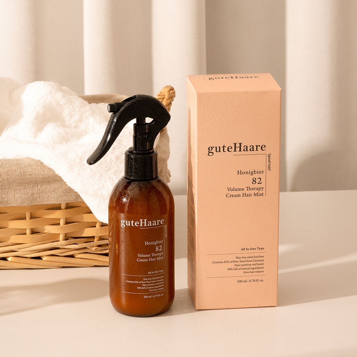 데이셀코스메틱(DAYCELLCOSMETICS) 허니비어 82 볼륨 테라피 크림 헤어 미스트 200ml
