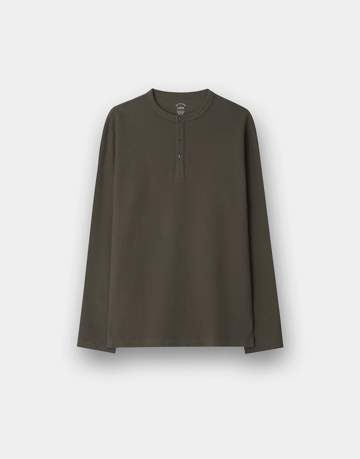 지오다노(GIORDANO) 헨리넥 텍스쳐 긴팔티 025507 [3color]