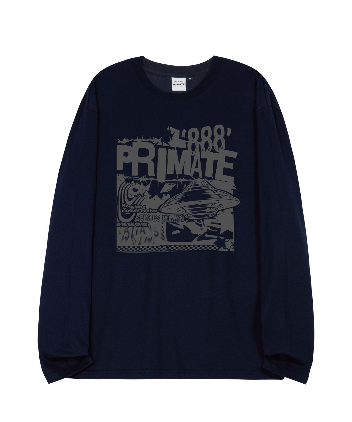 프라임에이트(PRIMATE) SPACE 오버핏 롱 슬리브 4 COLORS