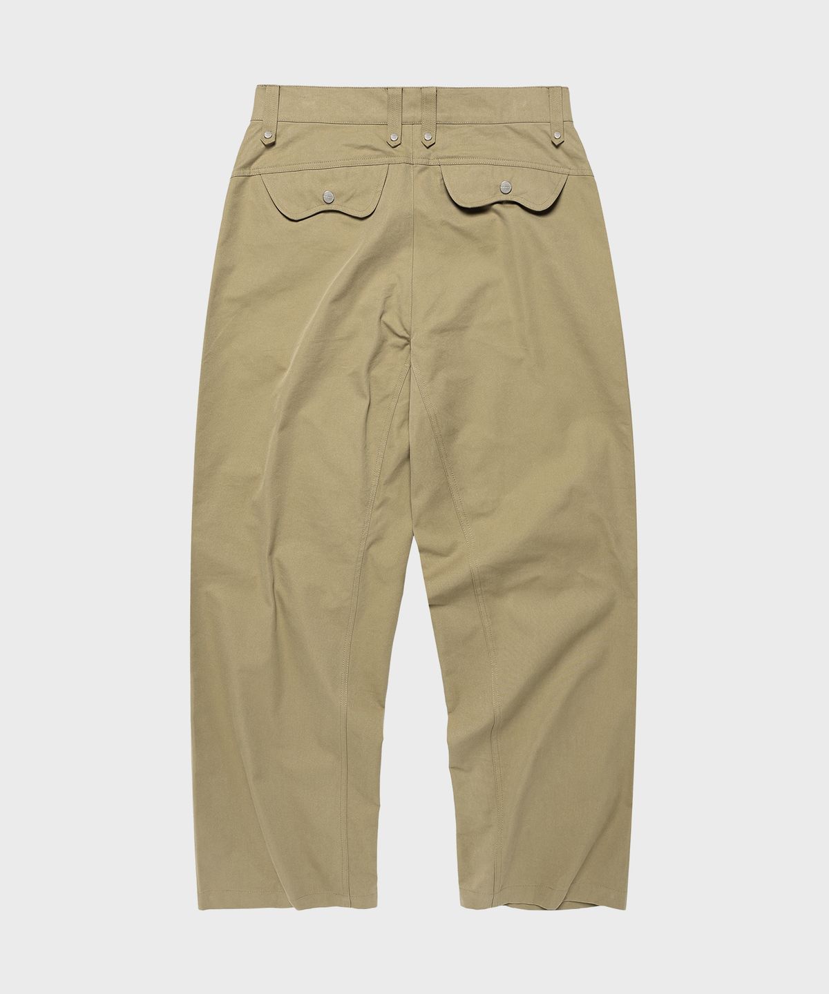 더바이닐하우스(THEVINYLHOUSE) CURVED KNEE DART PANTS BEIGE