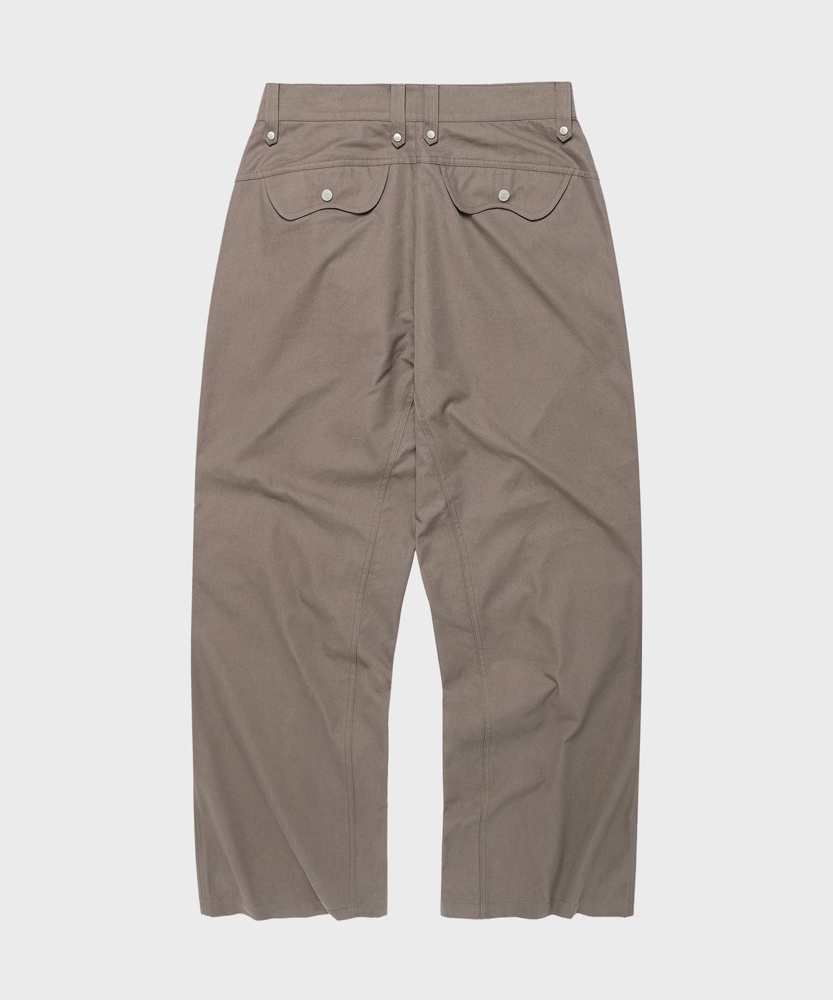 더바이닐하우스(THEVINYLHOUSE) CURVED KNEE DART PANTS BROWN