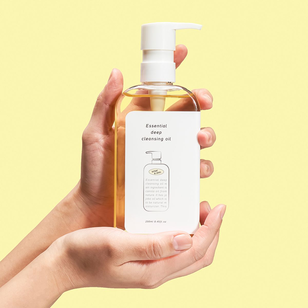 와더스킨(WHATASKIN) 카놀라 에센셜 딥 클렌징 오일 250ml
