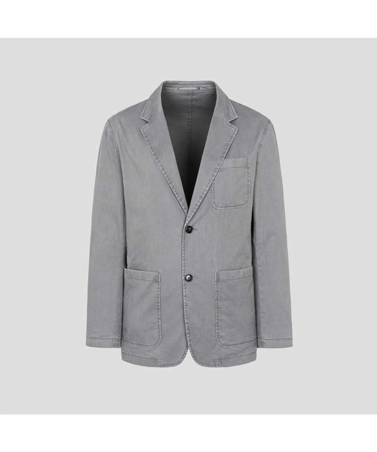 빈폴 멘(BEANPOLE MEN) 코튼 스트레치 가먼트워싱 재킷  그레이 (BC5111C113)