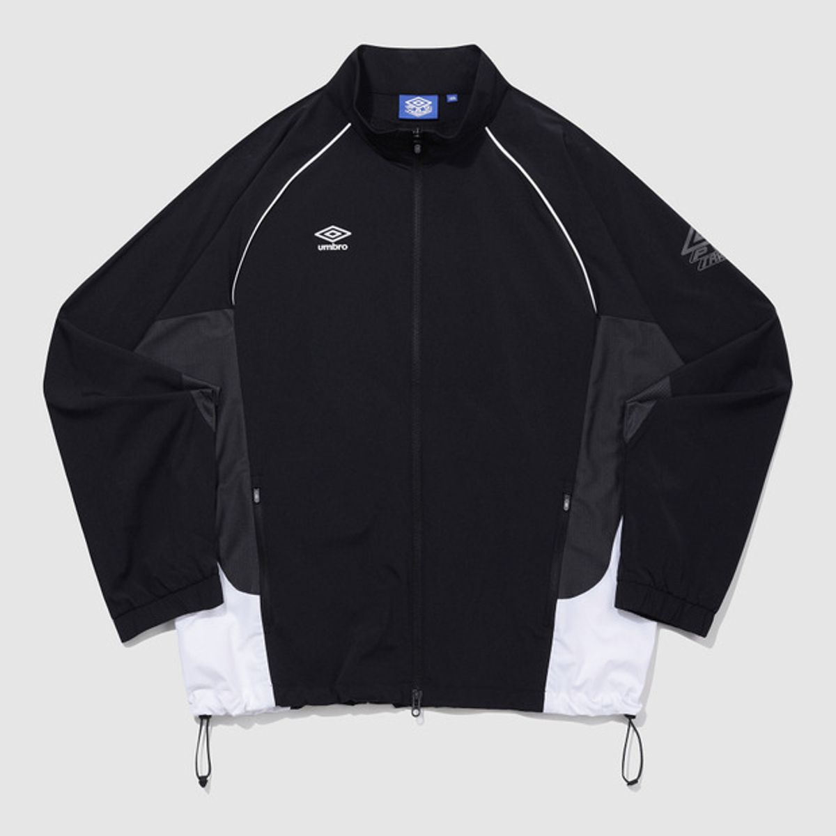 엄브로(UMBRO) PTR 워밍업 스탠넥 바람막이 자켓 블랙(UQ121SJK21)